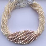 6mm Natural White Yellow Pink Freshwater Pearl Smooth Round Potato Shape Beads